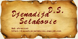 Đenadija Selaković vizit kartica